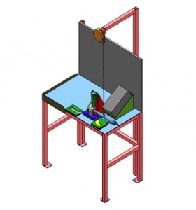Assembly jig designed and manufactured at Larego Toolmaking.