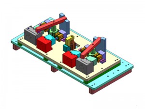 Robot welding jig at Larego Toolmaking.